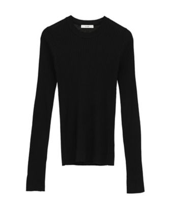 ＜CLANE (Women)＞ＳＨＥＥＲ　ＲＩＢ　ＫＮＩＴ　ＴＯＰＳ　１９１０６ー２２５２