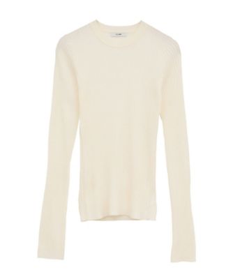 CLANE (Women)/クラネ SHEER RIB KNIT TOPS 19106ー2252 IVORY トップス【三越伊勢丹/公式】
