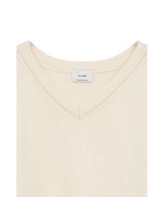 MINAMI TANAKA×CLANE V NECK KNIT TOPS