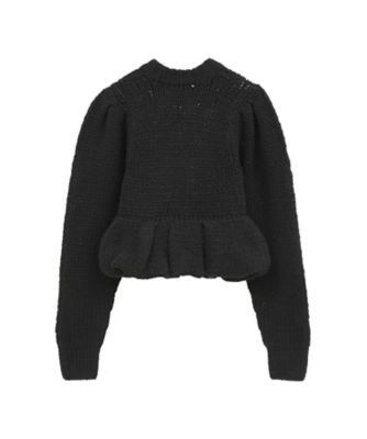 PEPLUM HAND KNIT TOPS 19106ー2322
