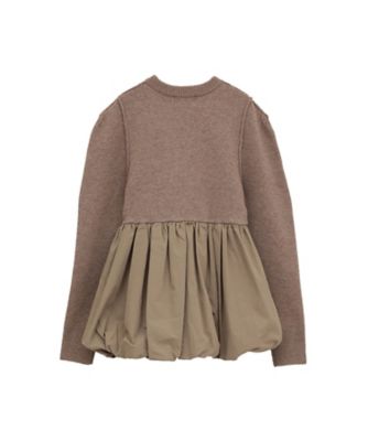 DOCKING POWERSHOULDER KNIT TOPS