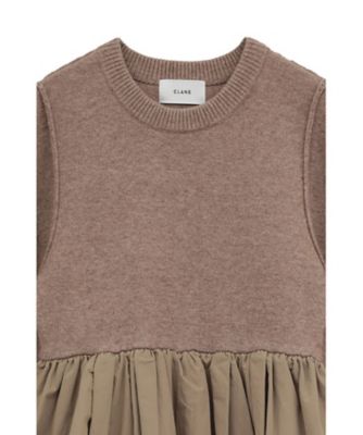 DOCKING POWERSHOULDER KNIT TOPS