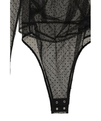 SHEER DRAPE BODYSUITS 19122ー4242