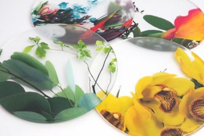 ｉｋｅｂａｎａ　コースター　木箱入り４枚セット