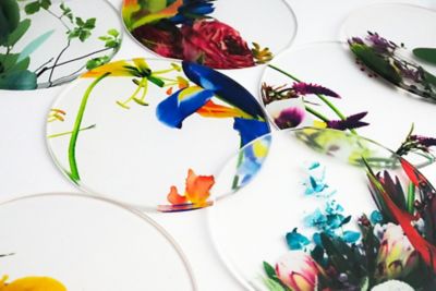 ｉｋｅｂａｎａ　コースター　木箱入り４枚セット