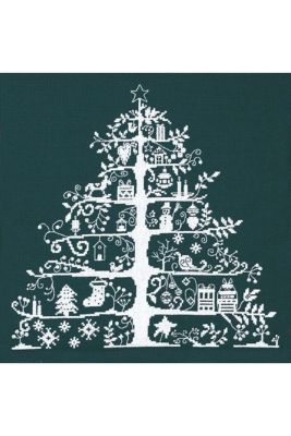 ＜ＤＭＣ＞刺しゅうキット　クリスマスツリー　グリーン