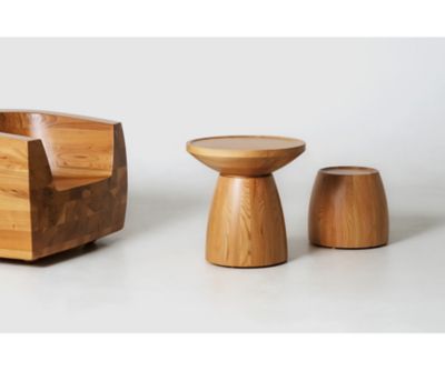 【ヴィヴァーチェ】椅子(⑤のスツール) 木製肘付スツール W-5H 完成品 ナチュラル ダークブラウン 椅子 肘付き
