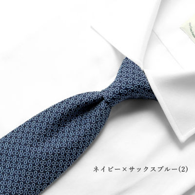 シルクジャカード小紋柄ネクタイ「４６０２１４０」 | ファッション 
