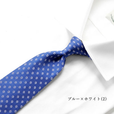 シルクジャカード小紋柄ネクタイ「４５０２０３３」 | ファッション 