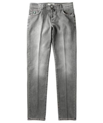 ＜Luigi Borrelli (Men)＞ウォッシュドコットンストレッチデニムジーンズ「ＣＡＲＡＣＣＩＯＬＯ（ＪＳ８０１）」