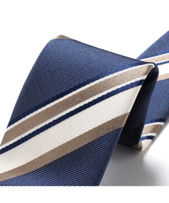 シルクコットンツイルレジメンタルネクタイ「9097」 | Luigi