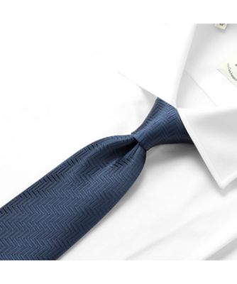 ＜Luigi Borrelli (Men)＞シルクバスケットソリッドネクタイ「６７７１」　Ｔ３２９４ー５Ｗ