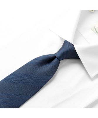 ＜Luigi Borrelli (Men)＞ウールバスケットレジメンタルネクタイ「４５３０３６」　Ｔ６６０３ー５Ｗ