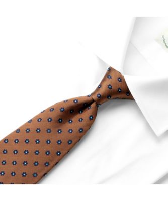 シルクジャカード小花柄ネクタイ「351011」 CR351011ー