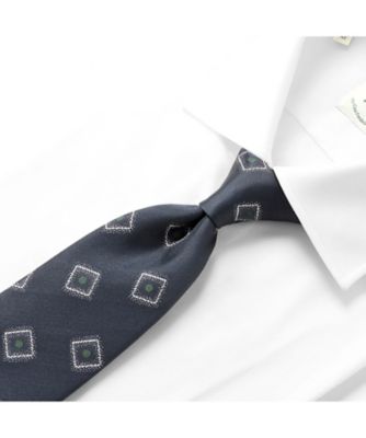 ＜Luigi Borrelli (Men)＞シルクツイルソリッドネクタイ「３６１１６４」　ＣＲ３５１０６６ー５Ｗ