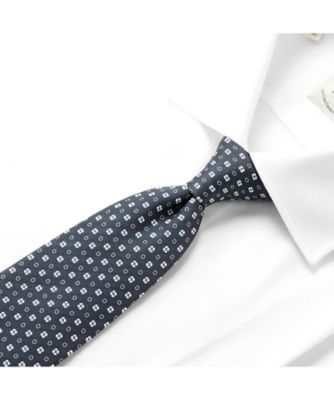 ＜Luigi Borrelli (Men)＞ウールシルクジャカード小紋柄ネクタイ「３５１０５９」　Ｔ６５００ー５Ｗ