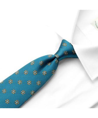 シルクジャカード小花柄ネクタイ「453070」 CR453070ー