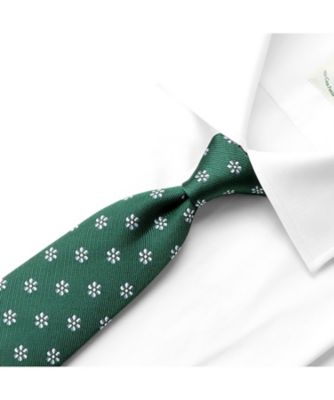 シルクジャカード小花柄ネクタイ「453070」 CR453070ー