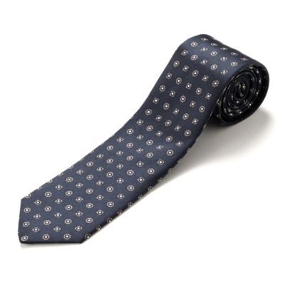 シルクジャカード小花小紋柄ネクタイ「453054