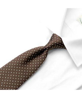 シルクウールジャカード小紋ネクタイ「450730