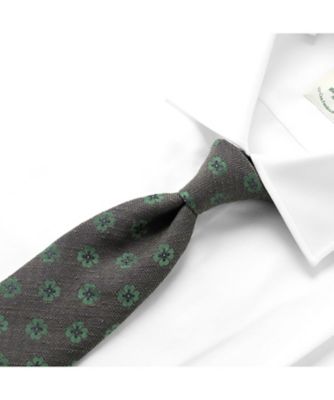 シルクジャカード小花柄ネクタイ「629141」 CR629141ー