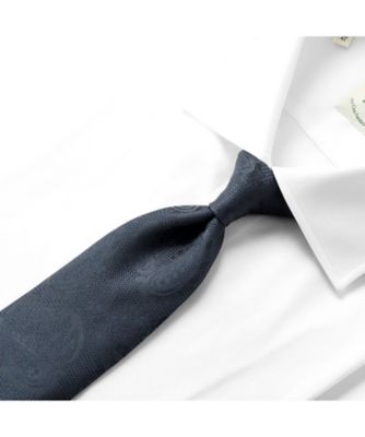 ＜Luigi Borrelli (Men)＞シルクツイル小紋柄ネクタイ「４５０７３０」　Ｔ６６０５ー５Ｗ