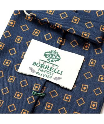 シルクプリントペイズリー柄ネクタイ「479071