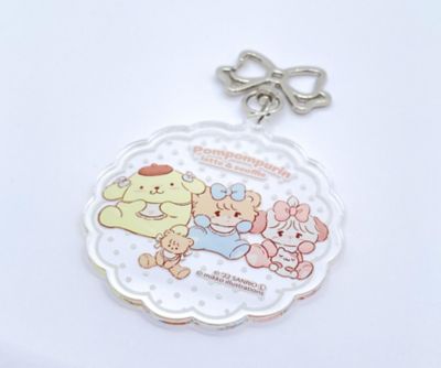 ポムポムプリンとラテとスフレのアクリルキーホルダー