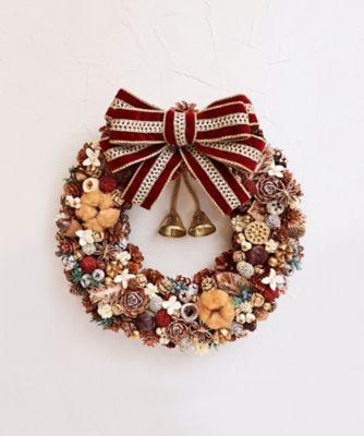 ＜Atelier Maison Deco＞＜ｍｉｍｉｅｄｅｎ＞赤いクリスマスリース