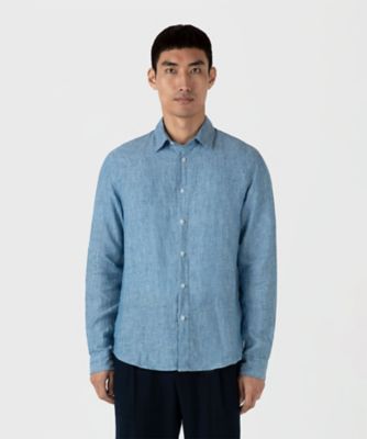 シャツ　Ｌｉｎｅｎ　Ｓｈｉｒｔ　Ｓ／ＭＳＨＴ２１０６ーＢＵＶＰ