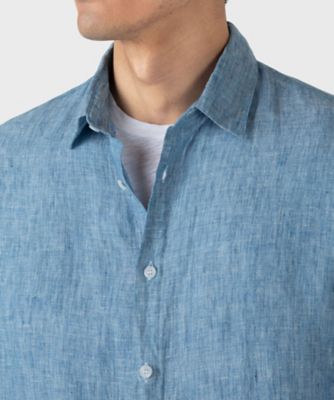シャツ　Ｌｉｎｅｎ　Ｓｈｉｒｔ　Ｓ／ＭＳＨＴ２１０６ーＢＵＶＰ