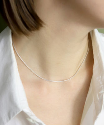 ＜TEN. (Women)＞ｔｗｉｓｔ　ｃｈａｉｎ　ｎｅｃｋｌａｃｅ　３８ｃｍ　ｎｅ－００５８