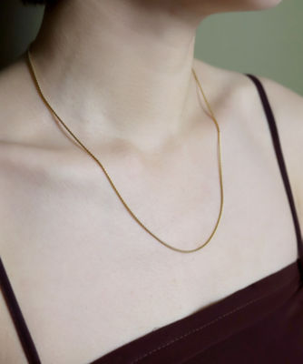 ＜TEN. (Women)＞ｔｗｉｓｔ　ｃｈａｉｎ　ｎｅｃｋｌａｃｅ　５０ｃｍ　ｎｅｄ－００５８