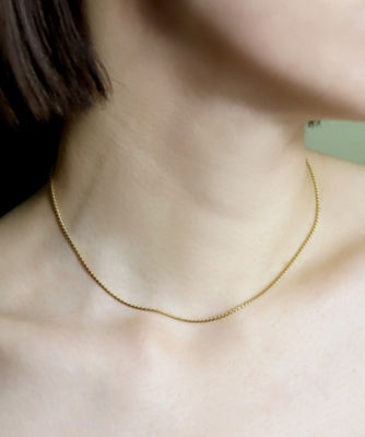 ＜TEN. (Women)＞ｔｗｉｓｔ　ｃｈａｉｎ　ｎｅｃｋｌａｃｅ　３８ｃｍ　ｎｅｇ－００５８