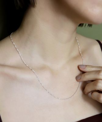 ｆｉｇａｌｏ　ｃｈａｉｎ　ｎｅｃｋｌａｃｅ　５０ｃｍ　ｎｅｍ－００５９