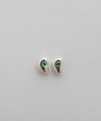 楽天市場】エメラルド ピアス（素材（貴金属）ホワイトゴールド