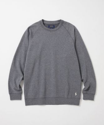 ブラッシュドフリース ロングスリーブ クルーネック RM8ー