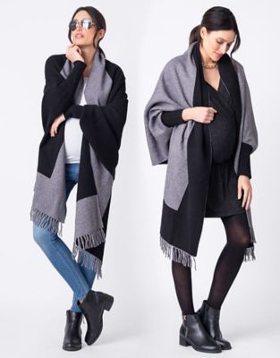 ツートーンラグジュアリーショール　Ｒａｍｉｒａ