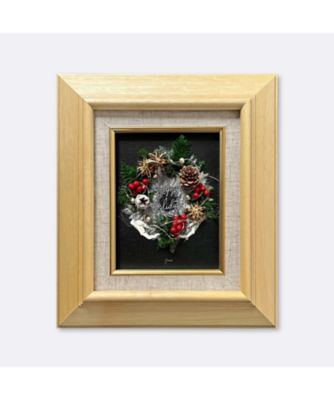 ＜PACOS＞ホーリーレターフラワー（リース／レッド）Ｆ０号