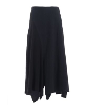 Y’s (Women)/ワイズ CREPE de CHINE/6oz DENIM RIGHT DART FLARE PANTS YMーP11ー829