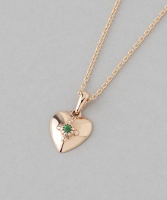 Siena Rose ハートチャーム グリーンガーネット Siena Rose ハートチャーム グリーンガーネット レディース