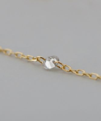 Nudie Diamond・5粒ネックレス（クリア） | SIENA