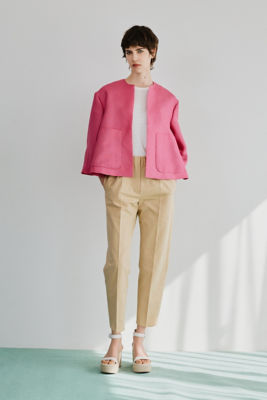 ピンクノーカラージャケット | ファッション・服 | 三越伊勢丹 