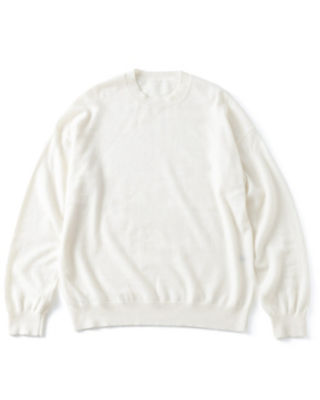 ニット ＣＡＳＨＭＥＲＥ ＨＩＧＨ ＧＡＵＧＥ ＣＲＥＷＮＥＣＫ