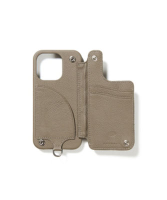 SOPHNET.☆DEMIURVO LEATHER PHONE CASE for iPhone 14 