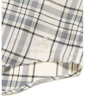 シャツ　ＳＵＭＭＥＲ　ＷＯＯＬ　ＣＨＥＣＫ　Ｓ／Ｓ　ＳＨＩＲＴ　ＳＯＰＨー２５００２０