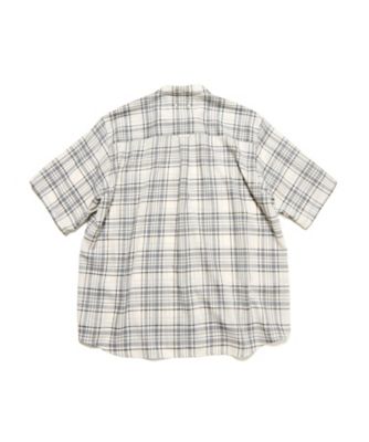 シャツ　ＳＵＭＭＥＲ　ＷＯＯＬ　ＣＨＥＣＫ　Ｓ／Ｓ　ＳＨＩＲＴ　ＳＯＰＨー２５００２０