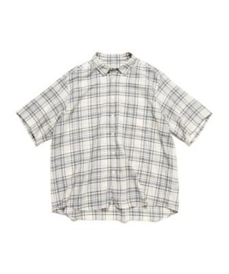 SOPHNET. (Men)/ソフネット シャツ　ＳＵＭＭＥＲ　ＷＯＯＬ　ＣＨＥＣＫ　Ｓ／Ｓ　ＳＨＩＲＴ　ＳＯＰＨー２５００２０