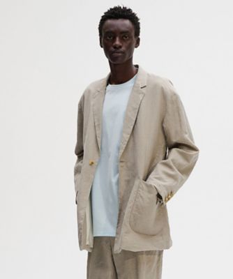 ブレザー　ＬＩＮＥＮ　ＷＯＯＬ　ＲＥＬＡＸ　ＦＩＴ　１ＢＵＴＴＯＮ　ＢＬＡＺＥＲ　ＳＯＰＨー２５００２１