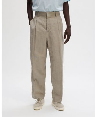 スラックス　ＬＩＮＥＮ　ＷＯＯＬ　１ＴＵＣＫ　ＳＬＡＣＫＳ　ＳＯＰＨー２５００２２